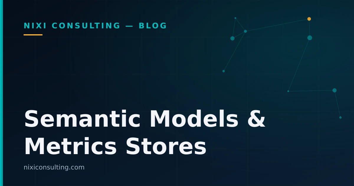 Power BI semantic model architecture versus third-party metrics stores