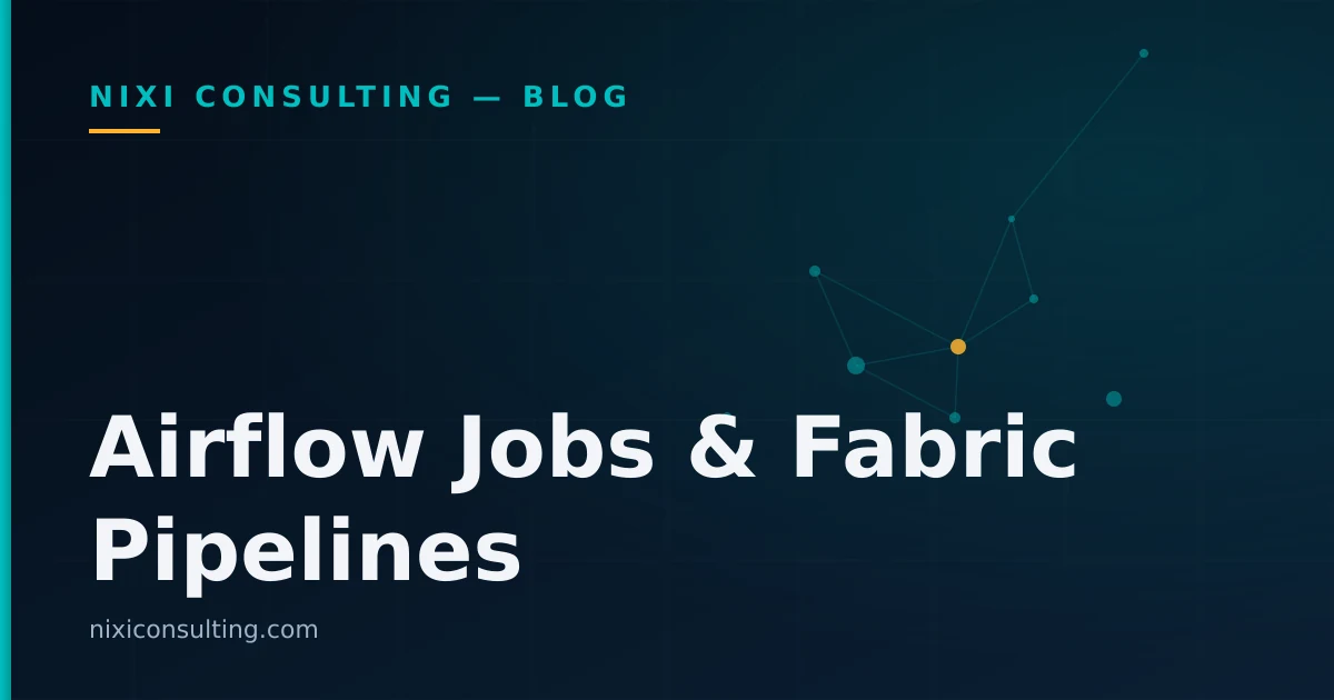 Apache Airflow jobs and interval-based pipeline scheduling in Fabric Data Factory